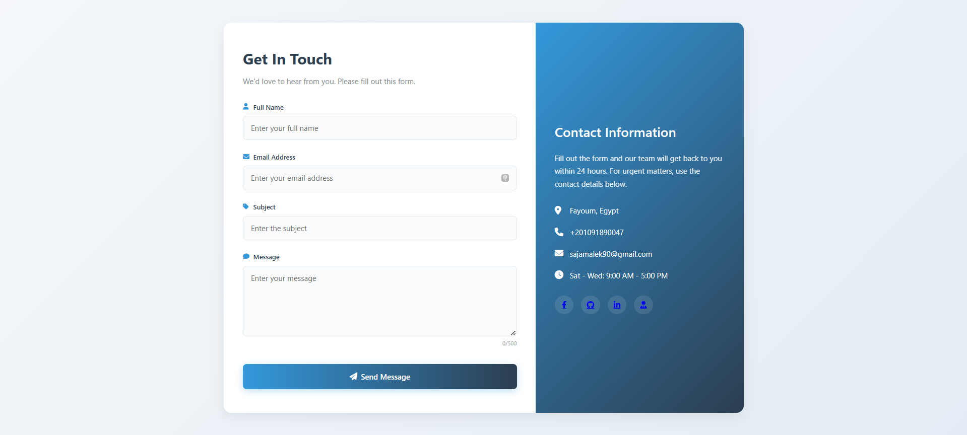 Contact Form